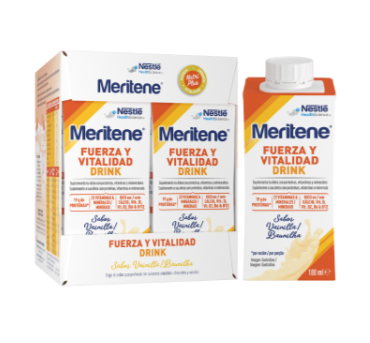 Meritene Força e Vitalidade Drink Chocolate 4x180ml