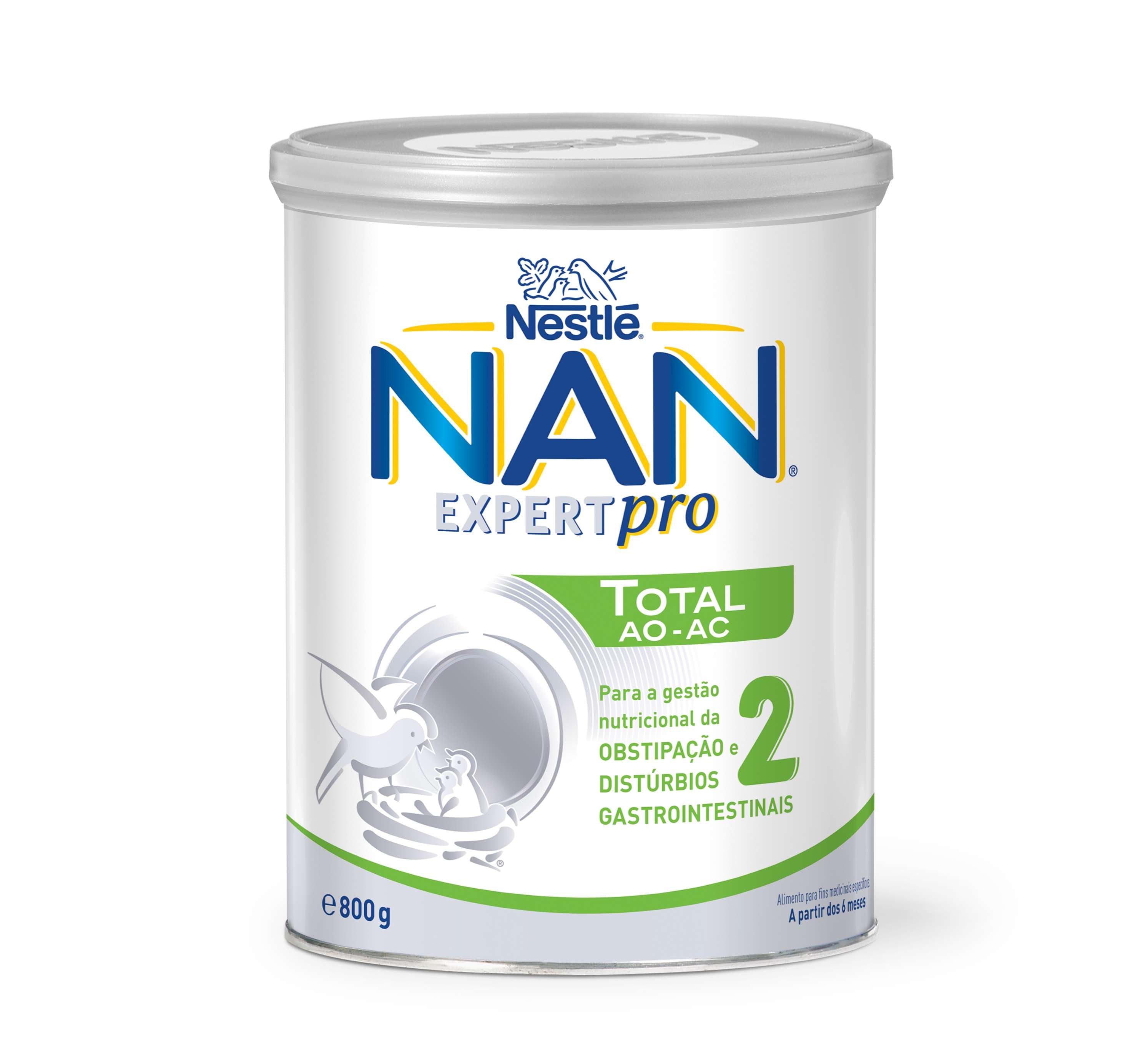 Nan Total AO-AC 2 Leite Transição 800g