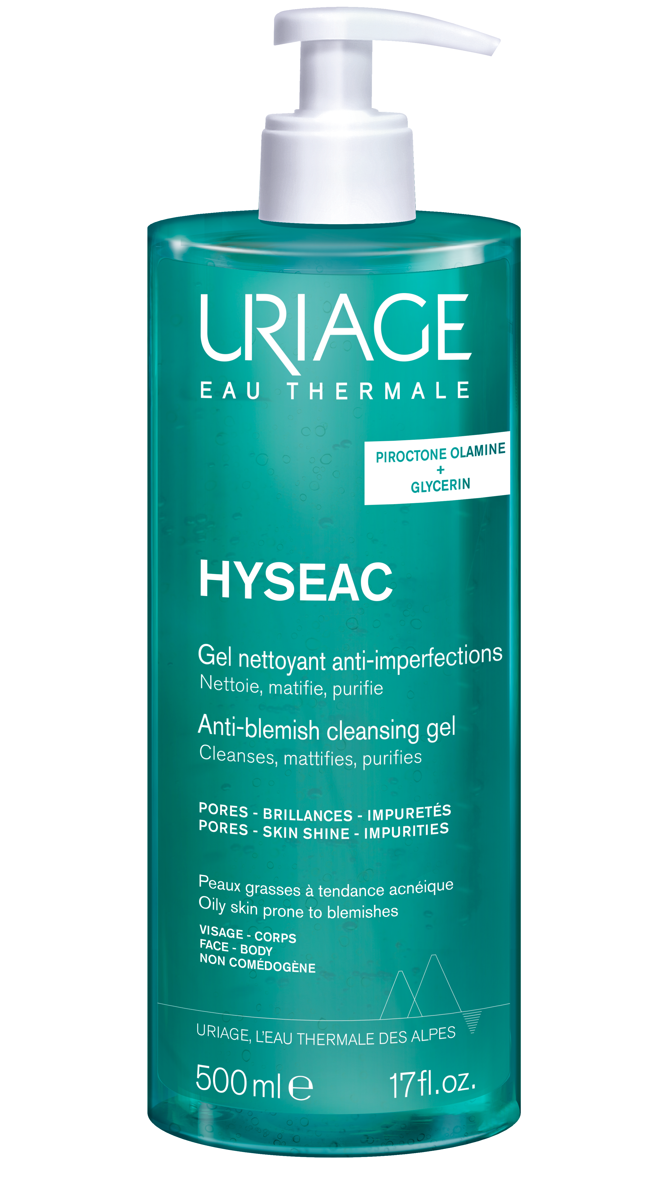 Uriage Hyséac Gel Limpeza Suave 500ml