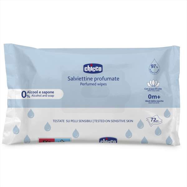 Chicco Toalhitas Perfumadas X72 0M+