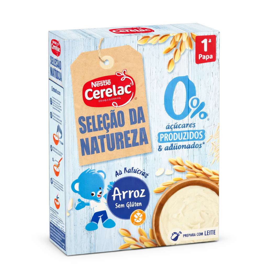 Cerelac Papa Não Láctea Arroz Sem Glúten 180g
