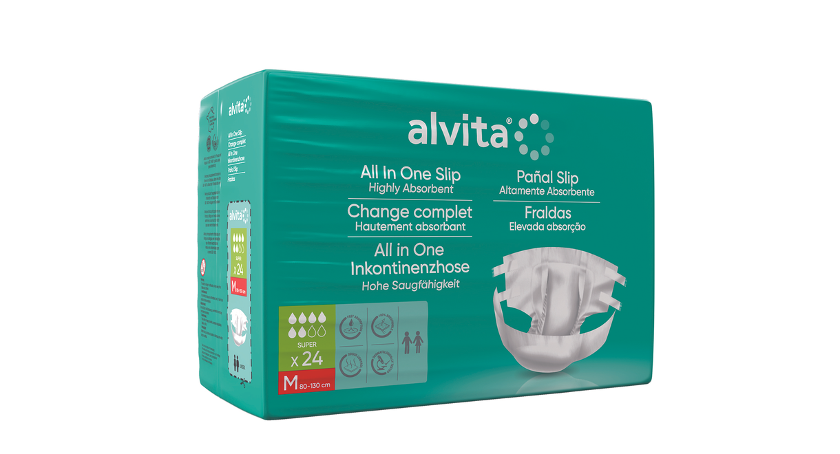 Alvita Fralda Dia Super/Medium x24 