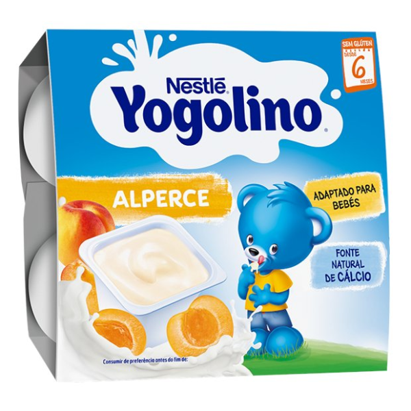 Nestlé Yogolino Alperce 4x100g 6M