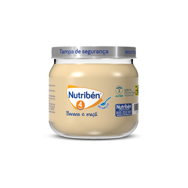 Nutribén Boião 4 Banana e Maçã 120g