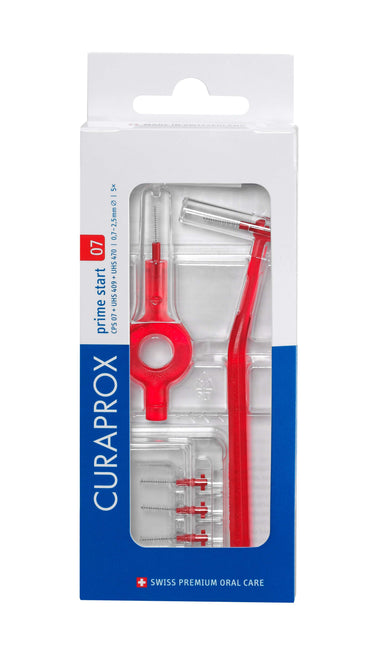 Curaprox Prime Kit Escovilhão Interdental CPS 07 x5 + cabo UHS 409 e 470