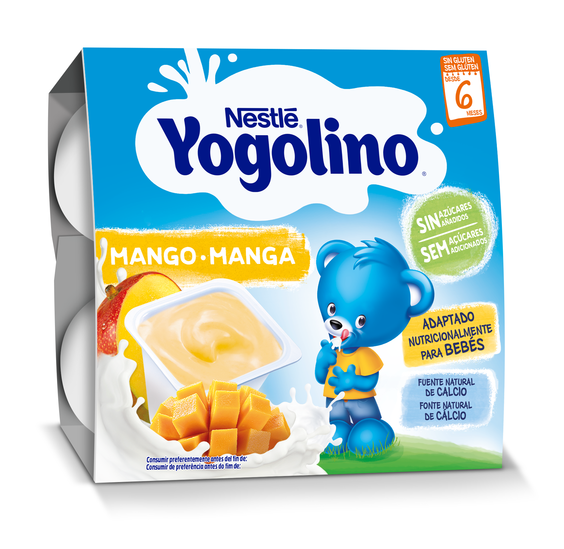 Nestlé Yogolino Manga 6M+ 100g x4 