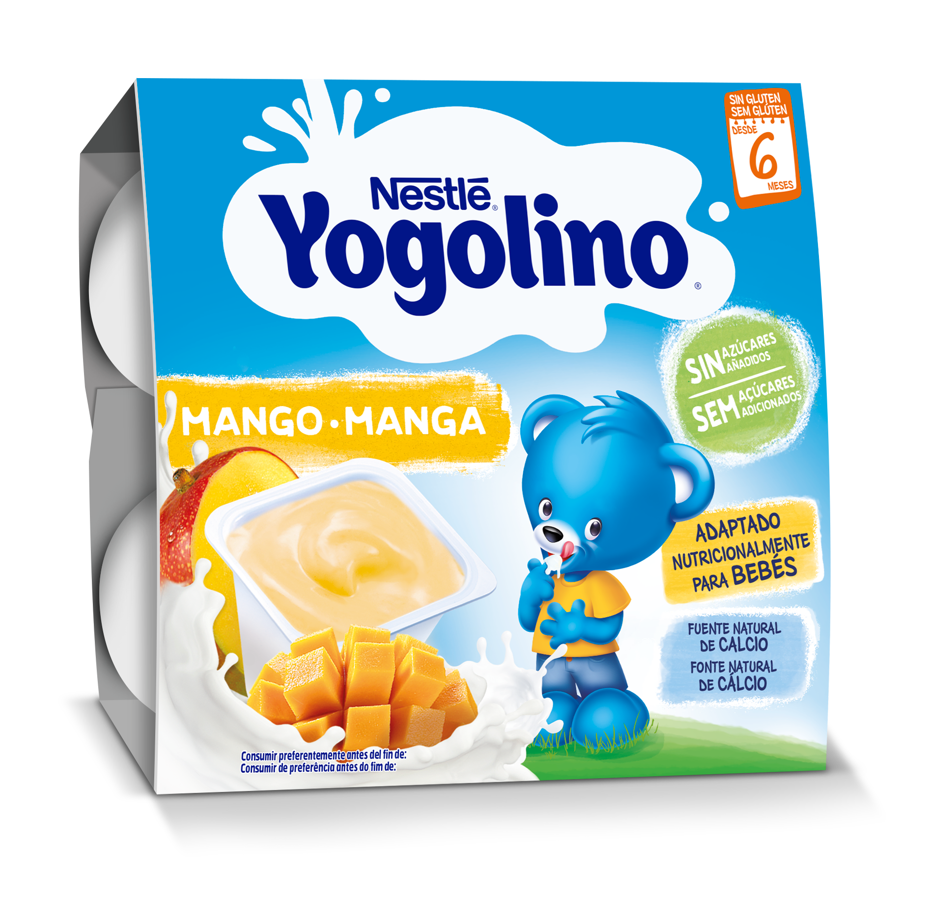Nestlé Yogolino Manga 6M+ 100g x4