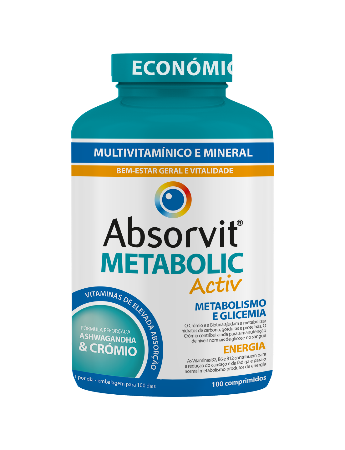 Absorvit Metabolic Active Comprimidos x100