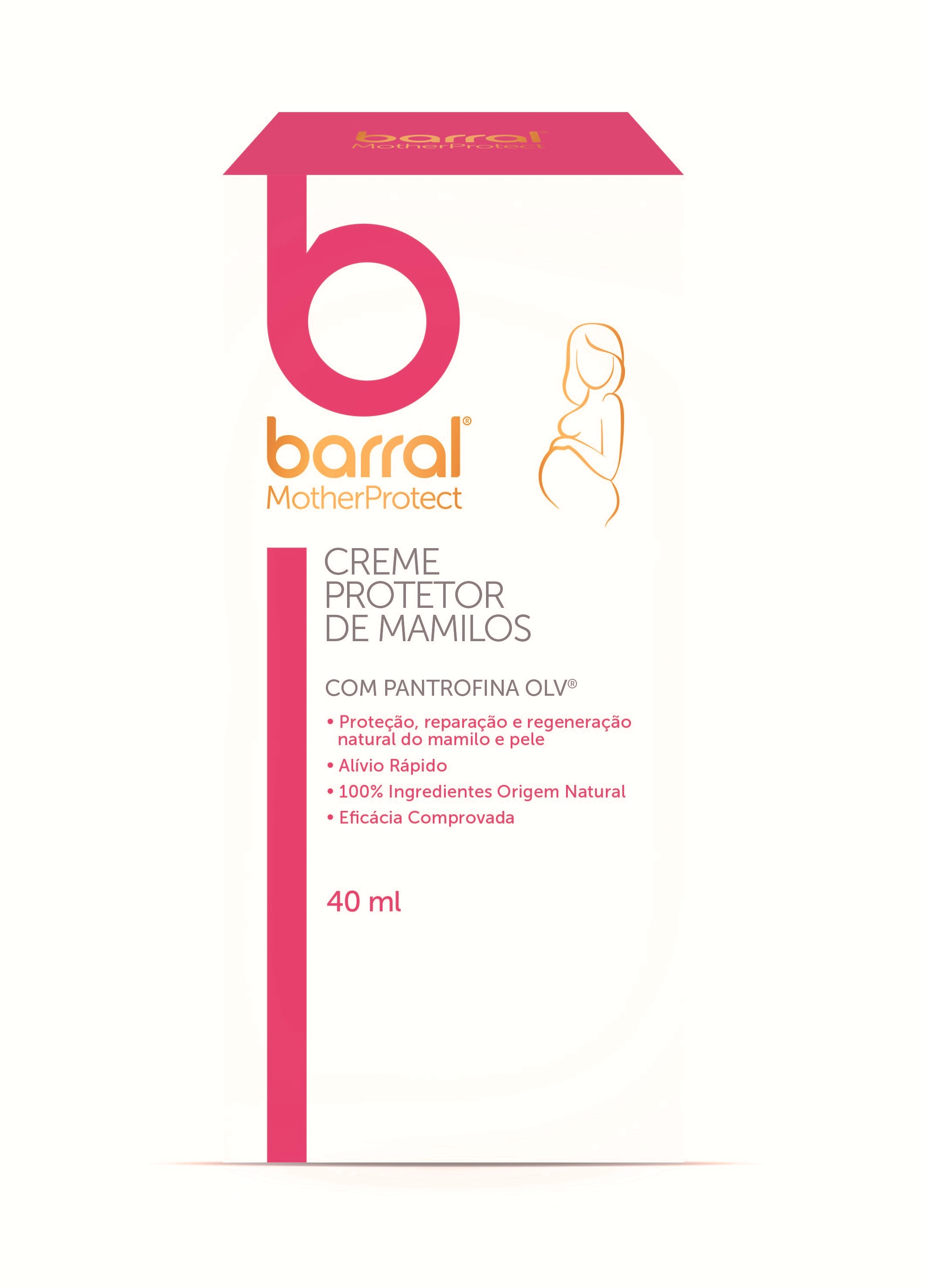 Barral MotherProtect Creme Protetor de Mamilos 40ml