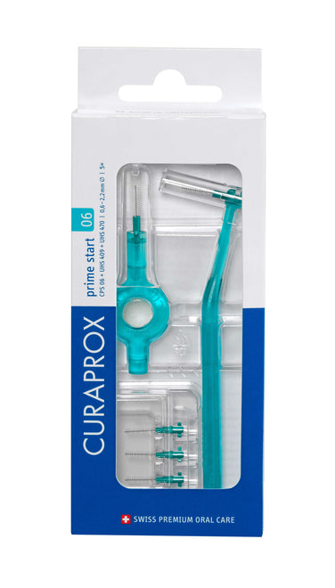 Curaprox Prime Kit Escovilhão Interdental CPS 06 x5 + cabo UHS 409 e 470