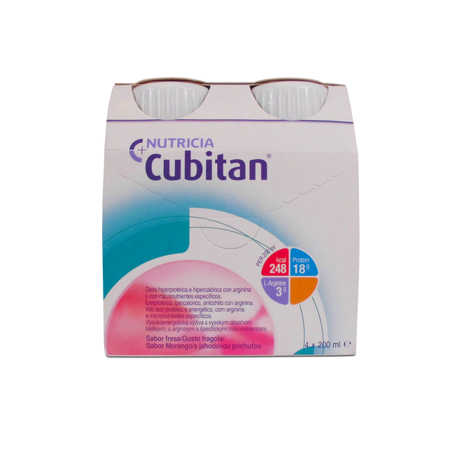 Cubitan Morango 200ml x4