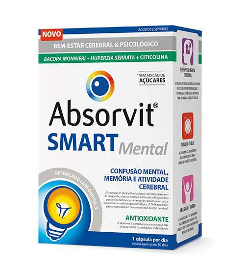 Absorvit Smart Mental Cápsulas x30