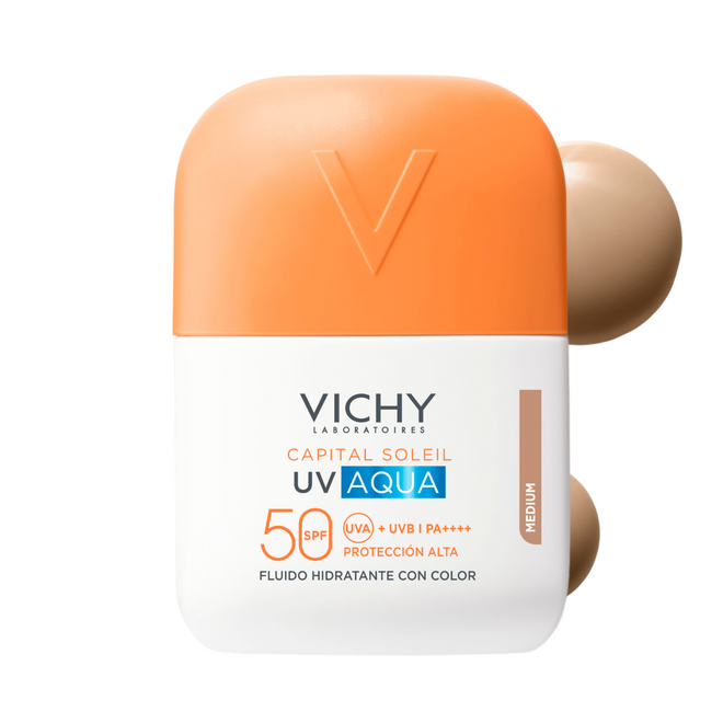 Vichy Capital Soleil UV Aqua Fluid _ Tom Médio_ SPF50 - 50ml