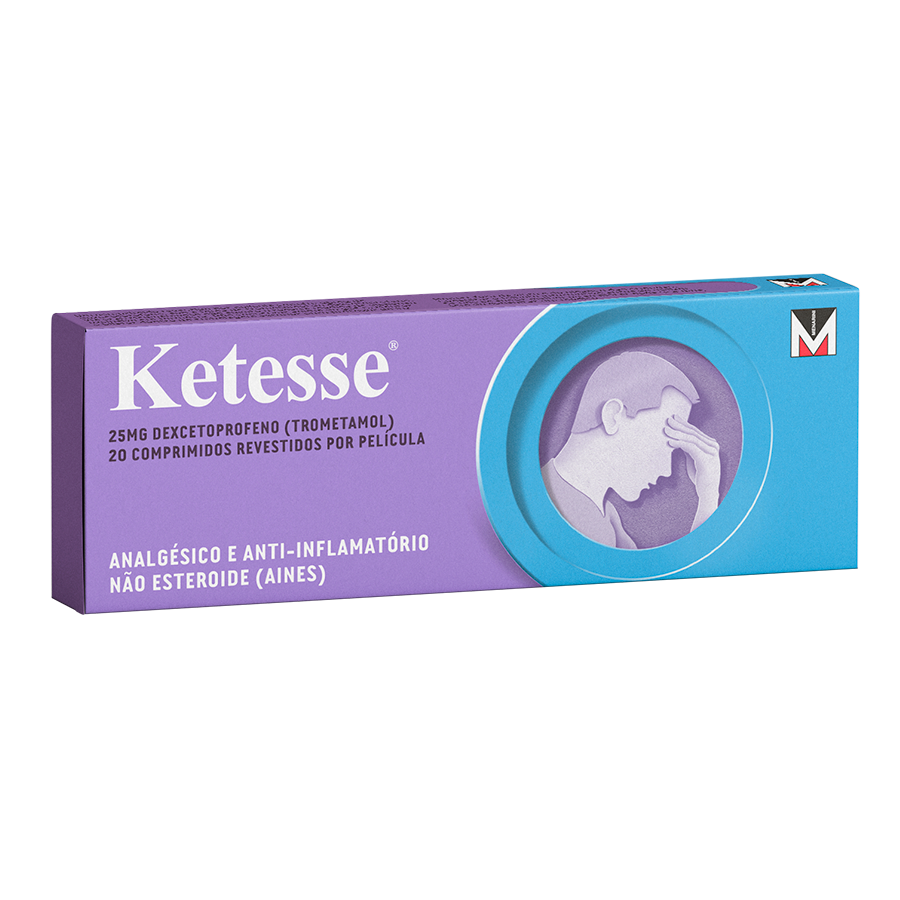 Ketesse 25mg x20 comprimidos