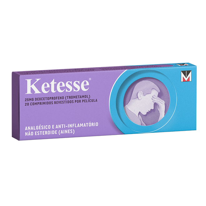 Ketesse 25mg x20 comprimidos