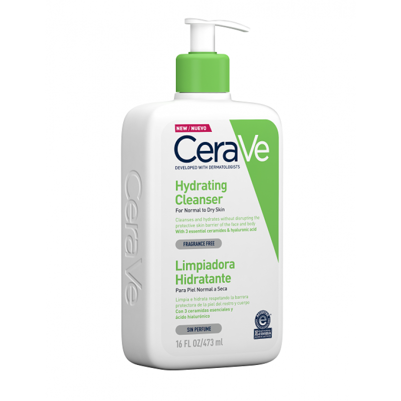Cerave  Cleanser hydrating Limpeza Facial 473ml