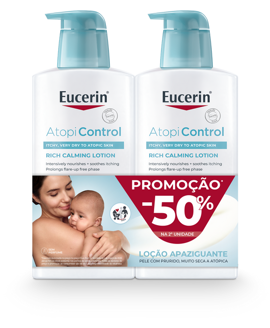 Eucerin AtopiControl Loção Corporal - 400ml x2 -50% no 2º