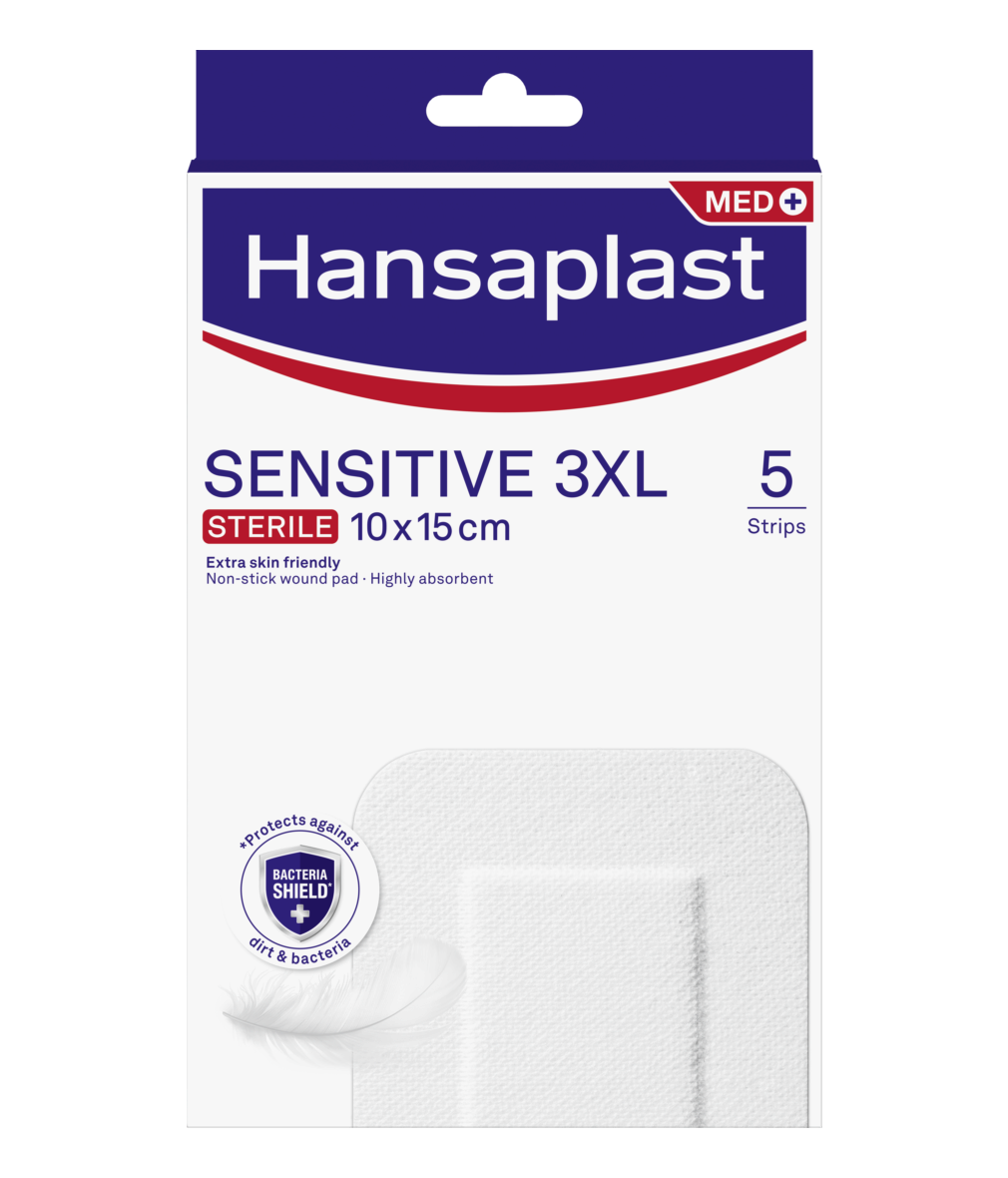 Hansaplast Sensitive Penso 3XL 10x15cm x5