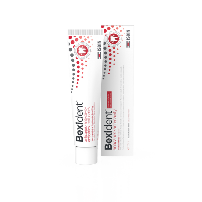 ISDIN Bexident Anticáries Pasta Dentífrica 125ML- Pasta dentrífica de uso diário com tripla ação anticárie