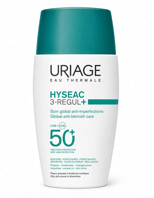 Uriage Hyseac 3-Regul+ Fluido SPF50+ - 50Ml