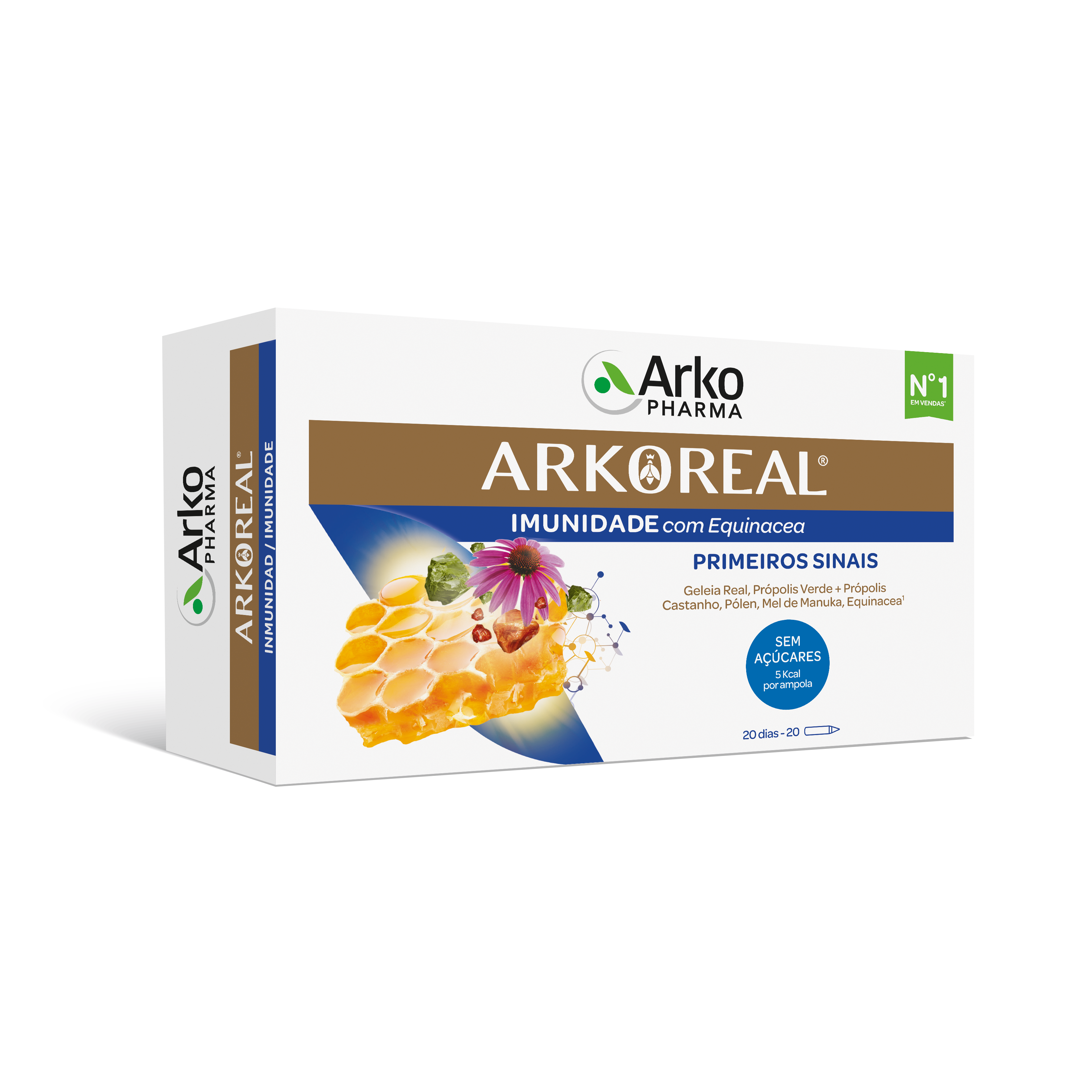 Arkoreal Geleia Real Imunidade Sem Açúcar 20 amp.