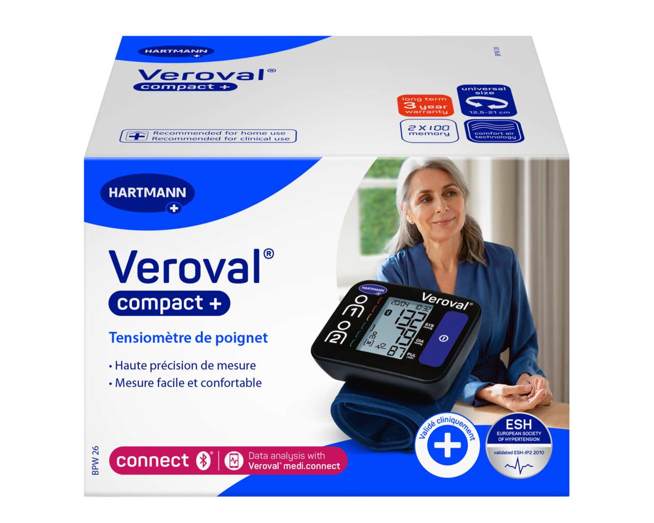 Veroval Compact+ Connect Tensiómetro de Pulso