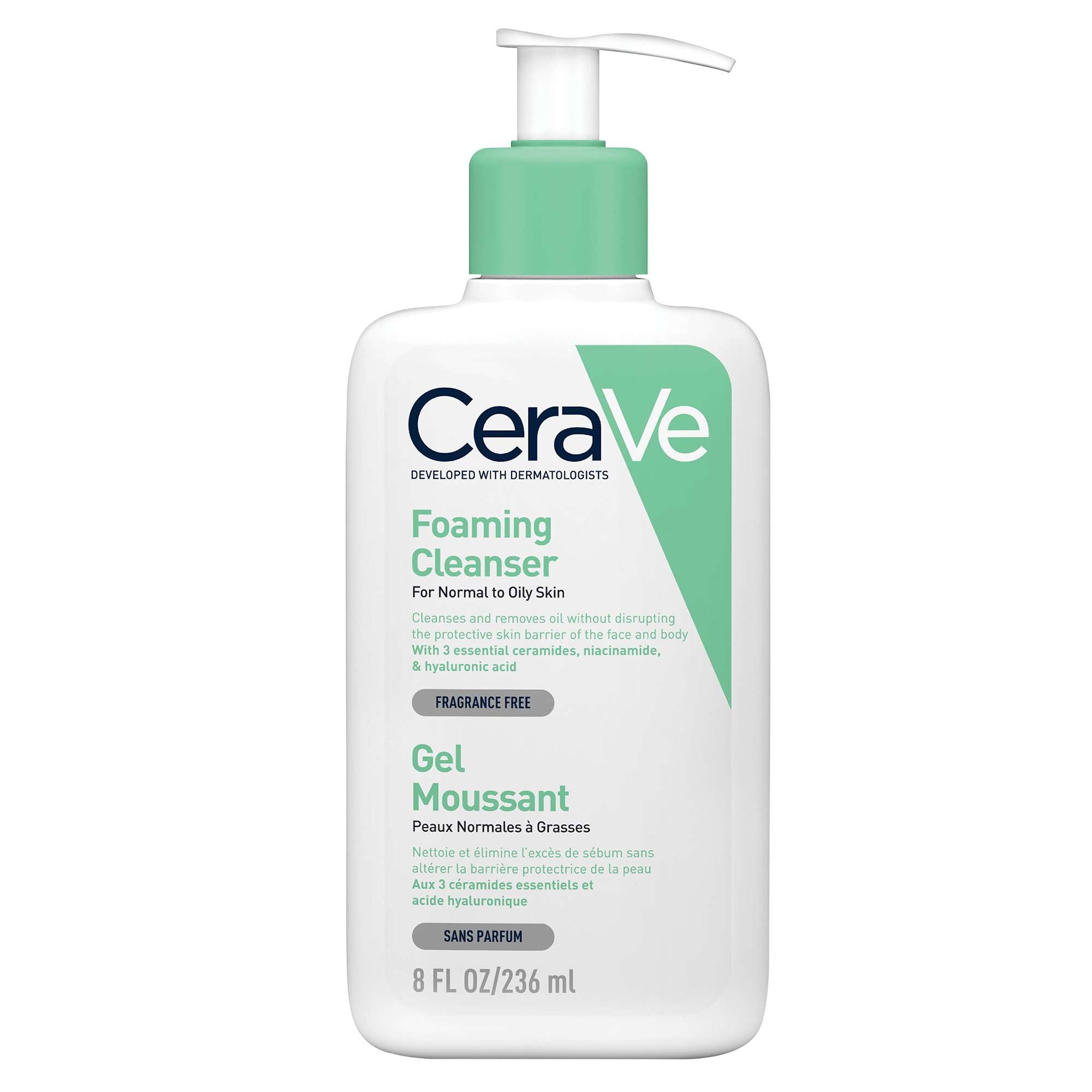 CeraVe Hydrating Cleanser Gel Espuma de Limpeza 236ml