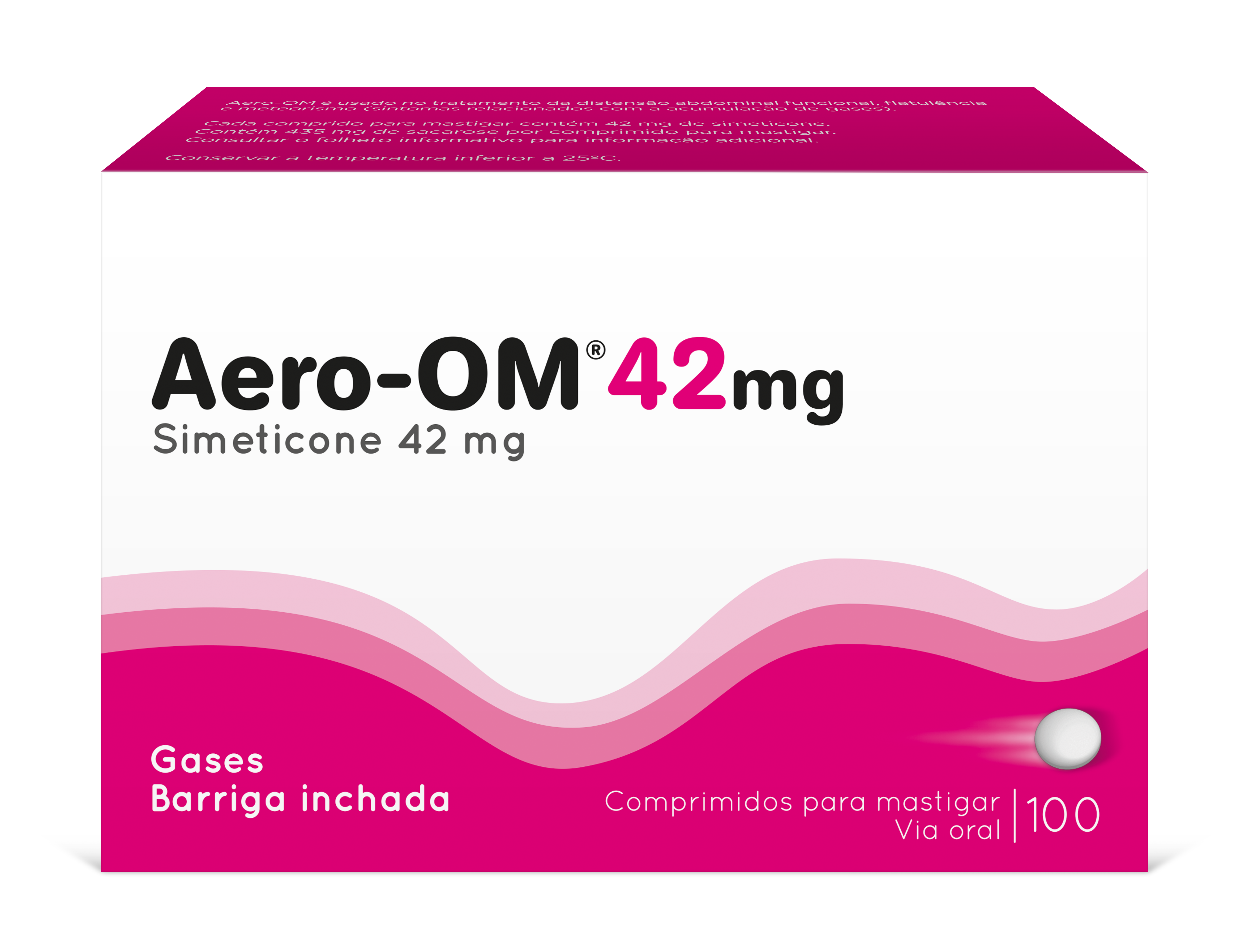 Aero-OM - 42 mg (x100 comprimidos mastigáveis)