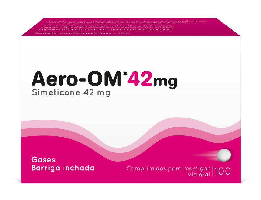 Aero-OM - 42 mg (x100 comprimidos mastigáveis)