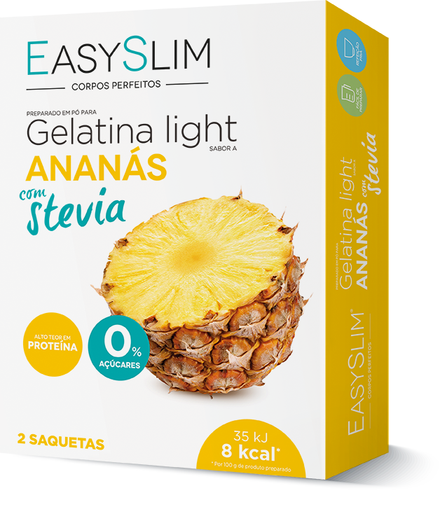 EASYSLIM GELATINA LG ANANAS STEV SAQ X2