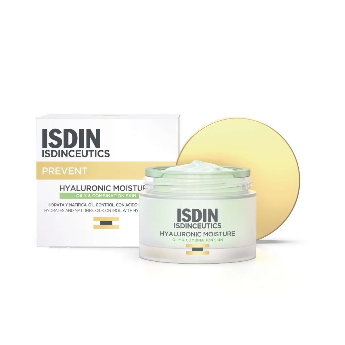ISDIN ISDINCEUTICS HYALURONIC MOISTURE OILY SKIN 50g- creme hidratante para peles oleosas