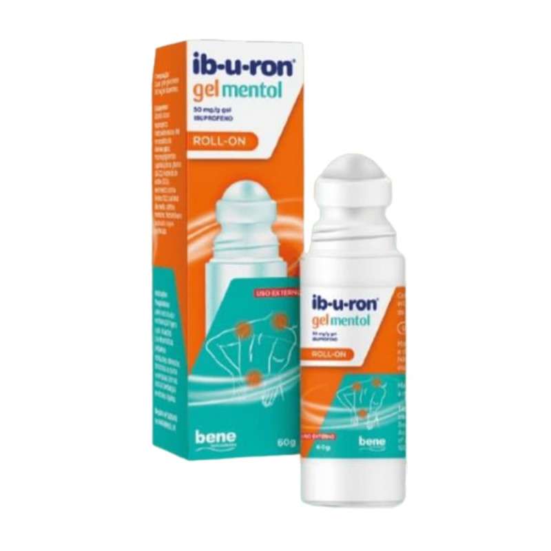 Ib-u-ron Gel Mentol Roll-On , 50 mg/g Recipiente Com Aplicador Roll-On - 60 G