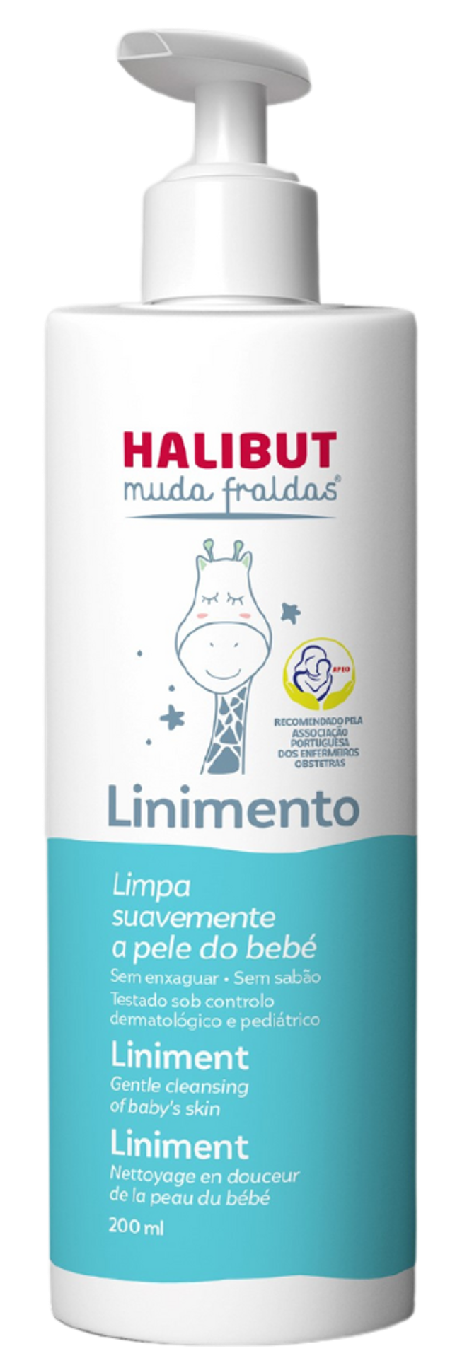Halibut Muda Fraldas Linimento - 200ml