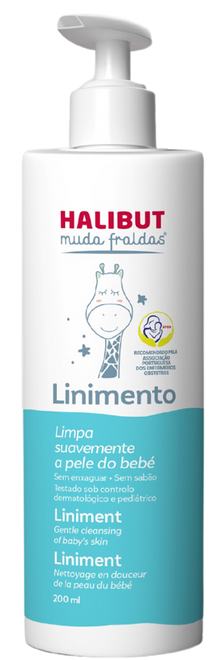 Halibut Muda Fraldas Linimento - 200ml
