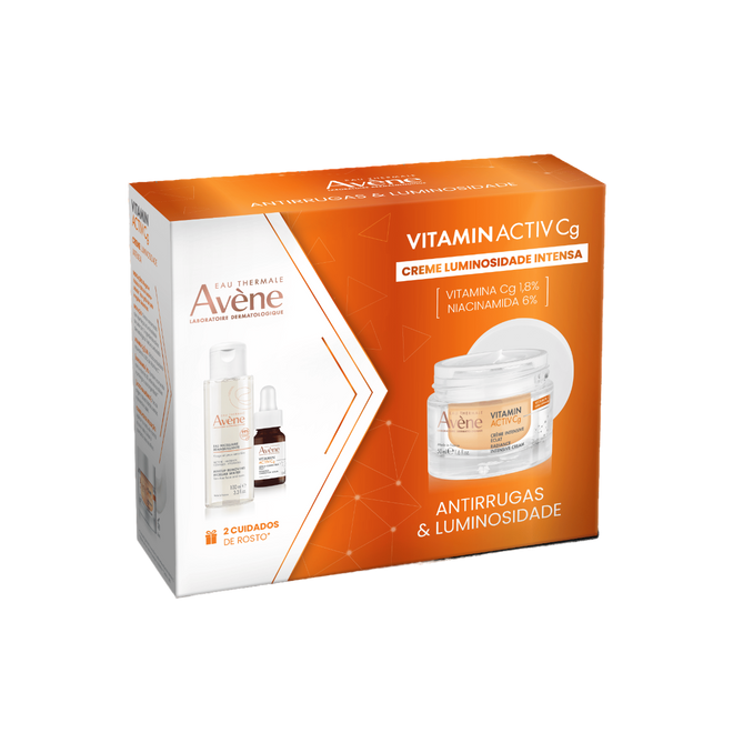 Avène Vitamin Activ Cg Creme Luminosidade Intensa Kit Natal24