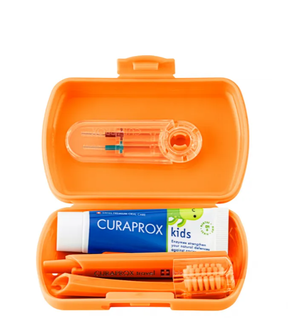 Curaprox Kids Kit Viagem Laranja
