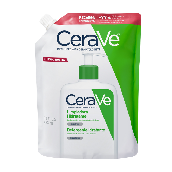 CeraVe Hydrating Cleanser - Creme de Limpeza Hidratante Recarga 473ml