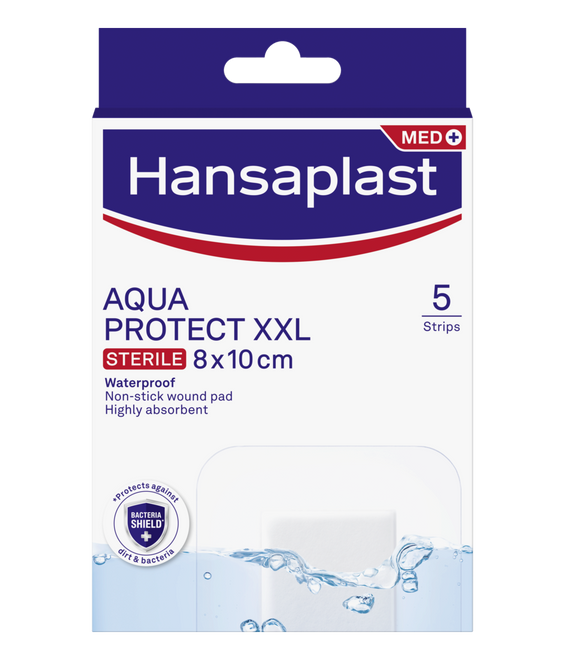 Hansaplast Aqua Protect XXL Penso 8x10cm x5
