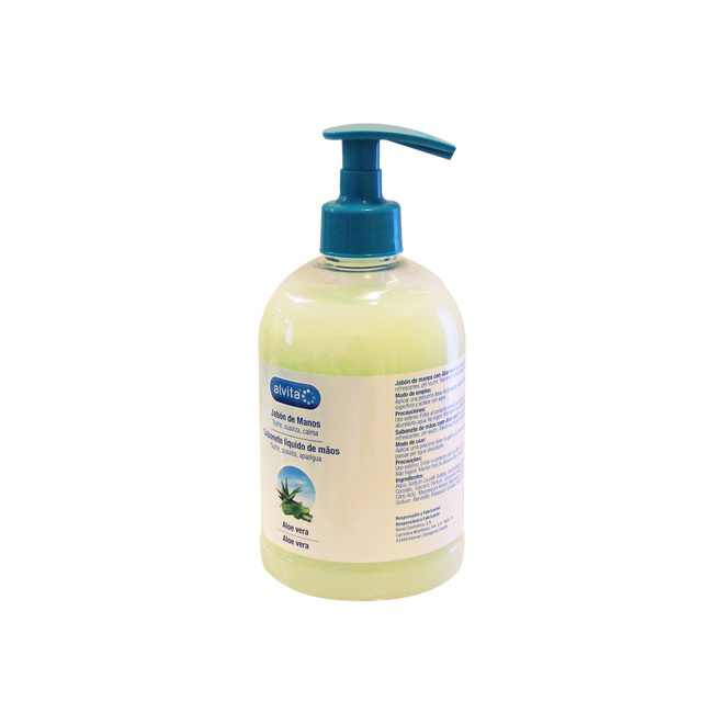 ALVITA SABONETE MAOS ALOE VERA 500ML