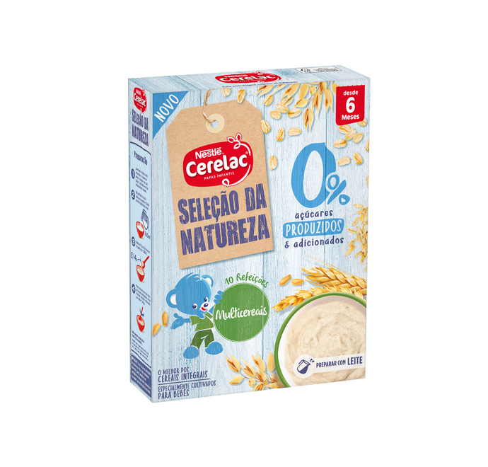 Cerelac Papa 0% Açúcares Não Láctea Multicereais 160g 6M+