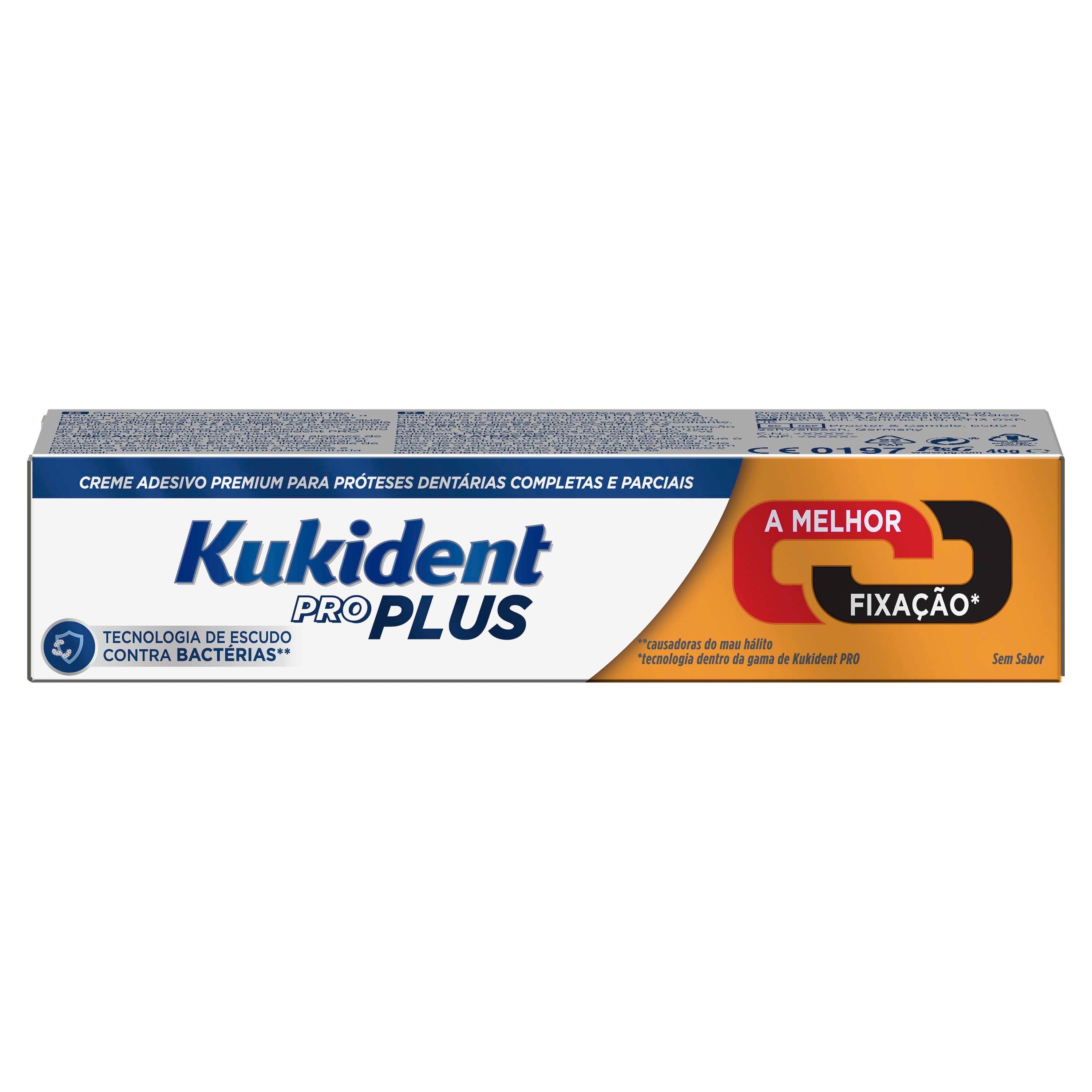 Kukident Pro Creme Dupla Ação Prótese - 40g