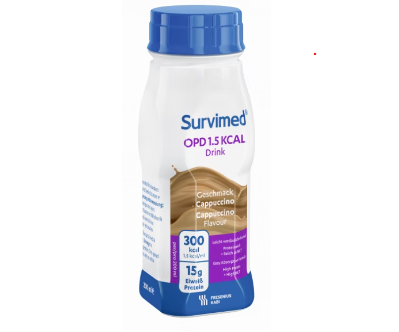 Survimed OPD 1.5 Kcal Drink Cappuccino 4x200ml | Easyfarma – EASYFARMA