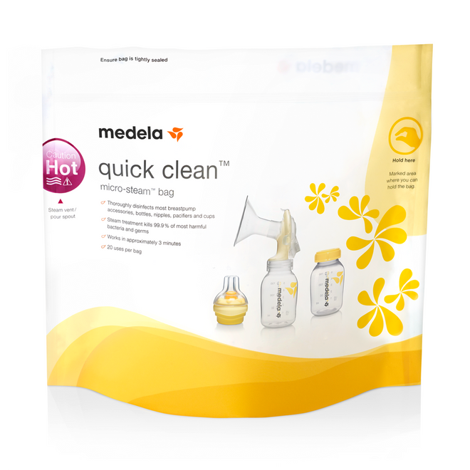 Medela Quick clean - Sacos para esterilizar em micro-ondas: 5unid.