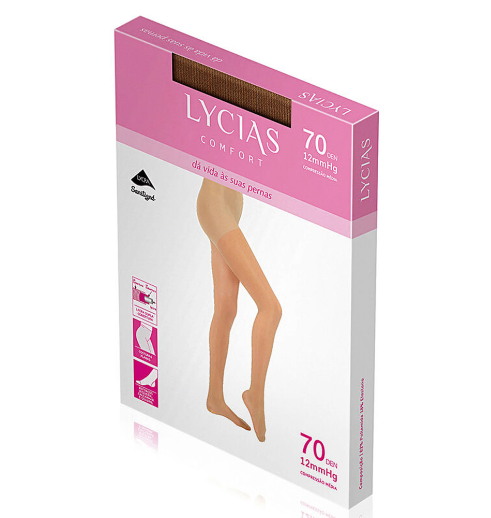 Lycias Comfort Collants Den 70 T4 Preto 