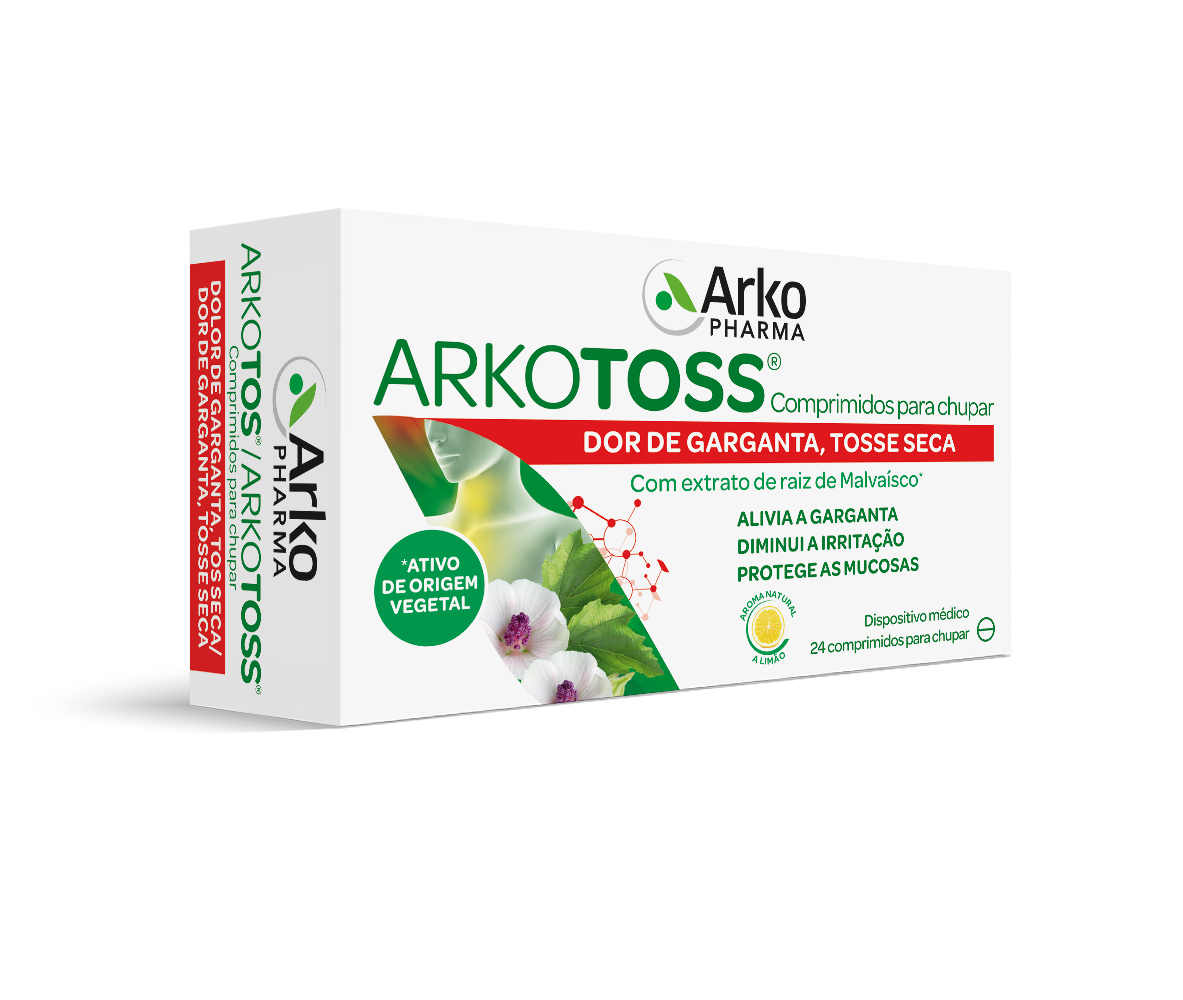 Arkotoss Tosse Seca Sabor Limão 24 comp.