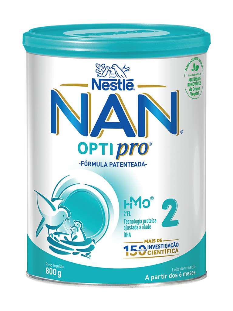 NAN Optipro 2 Leite de transição 800g 6M+