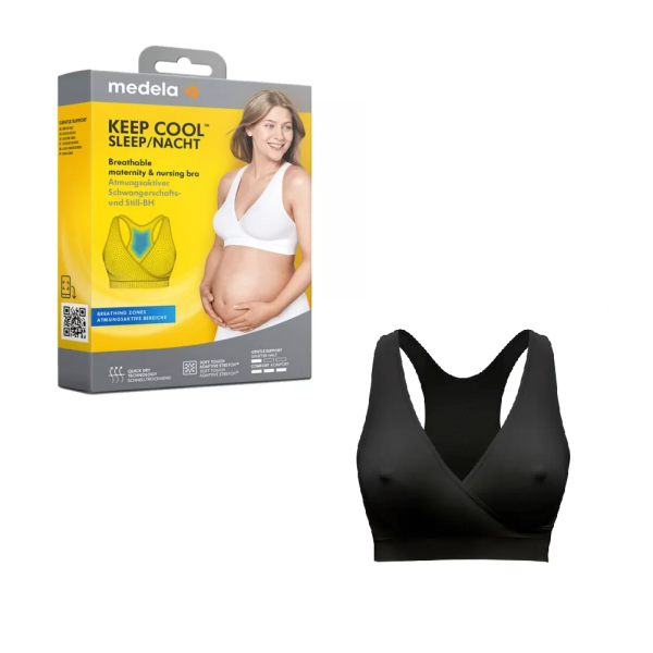 Medela Soutien Keep Cool Sleep tamanho L negro