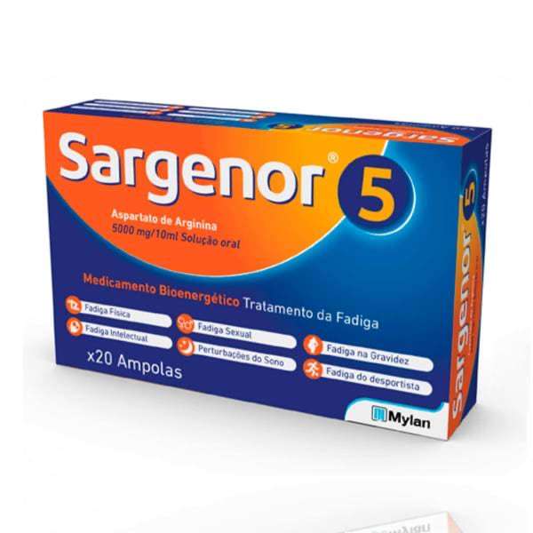 Sargenor 5 5000 mg/10 ml 20 X 10 ml Sol Or