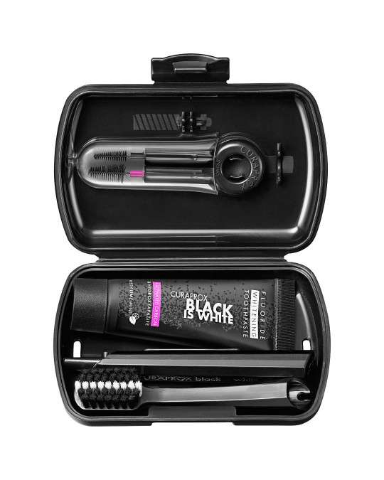 Curaprox Black is White Kit Viagem