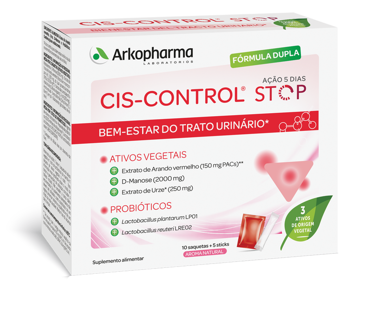 Cis-Control Stop 10 saquetas + 5 sticks